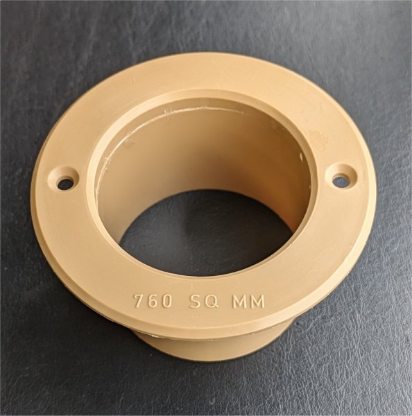 48mm hole tidy floor seal surround plate edge              