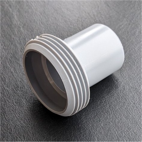 28mm waste pipe connector threaded joiner fitting angled straight