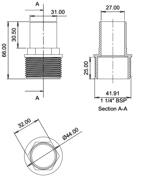 28mm - 1.¼