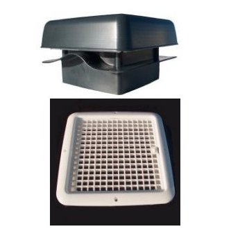 tiled roof cowl high level air ventilation static van mobile park holiday home ceiling vent pro-tile