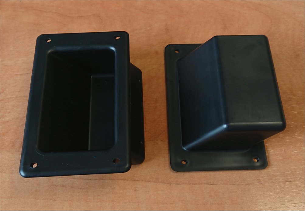 Recessed Handle Black
