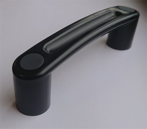 116mm grab handle EBP elesa lift pull bridge interior exterior rail plastic front mounting machine