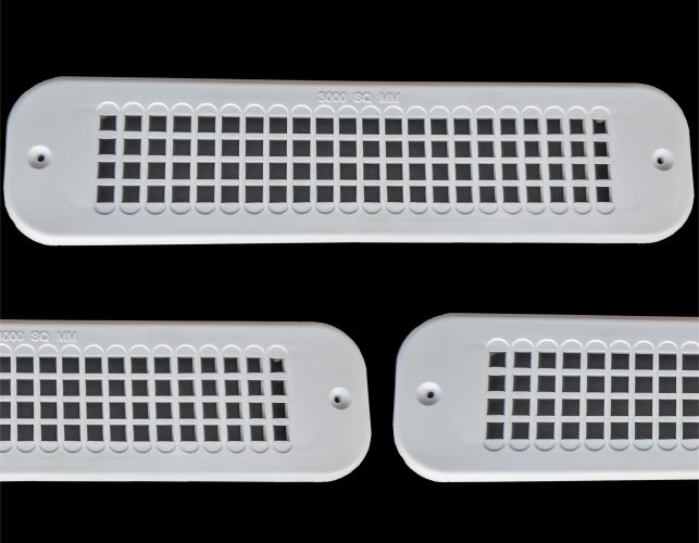 air ventilation vents short tail rectangle plastic 3000